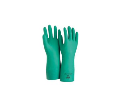 ถุงมือไนไตร แบบหนา (สีเขียว) 13 นิ้ว (L)
