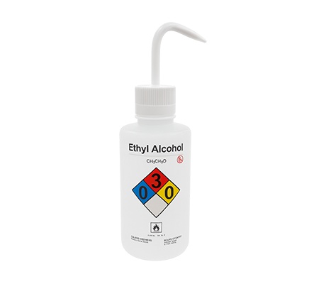 ขวดบีบ Ethyl Alcohol 500 มล.