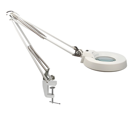 แว่นขยาย โคมไฟ หนีบโต๊ะ 10X